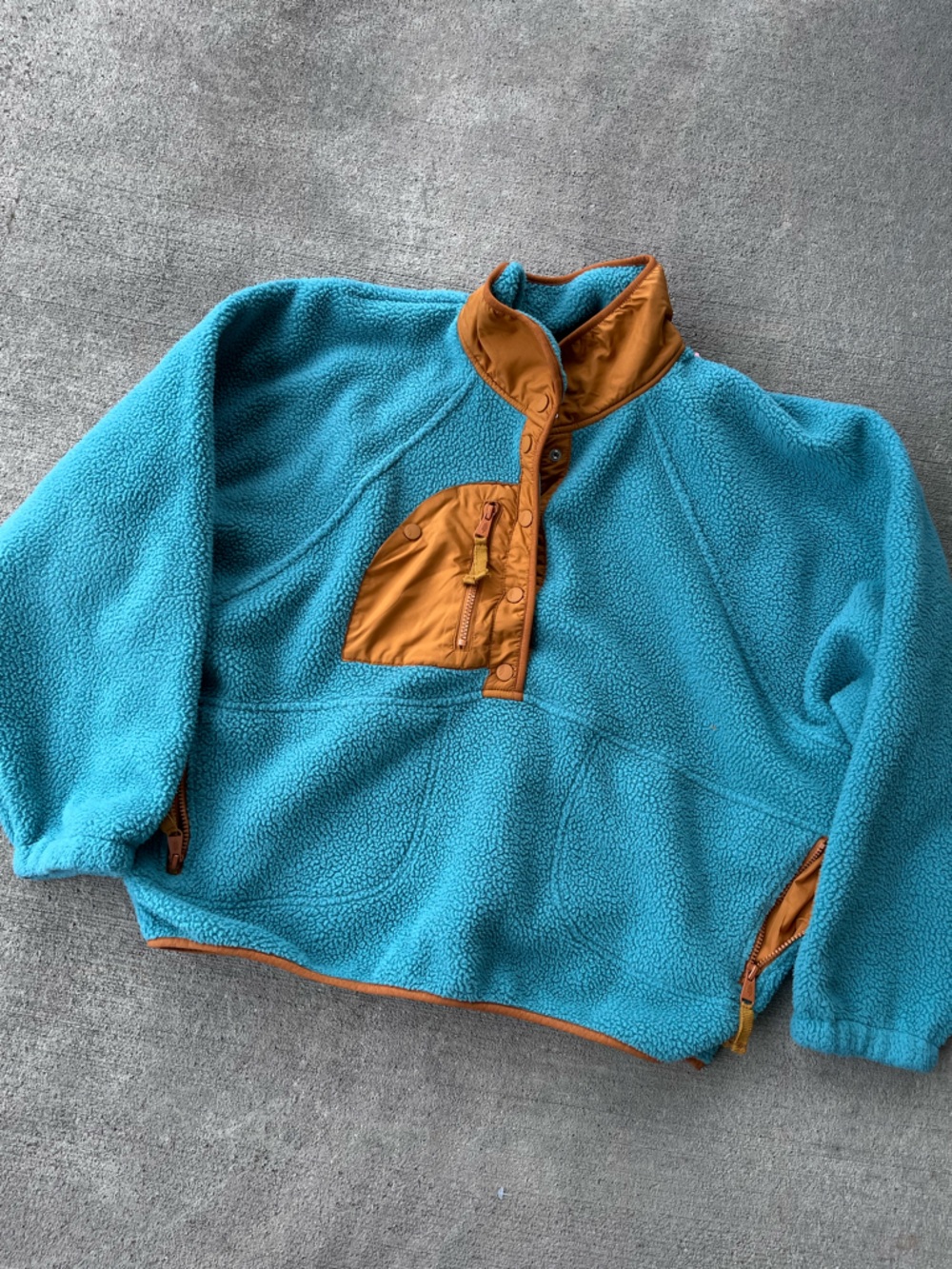 Free people FP Movement hit the slopes color block pullover mountain majesty